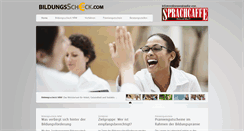 Desktop Screenshot of bildungsscheck.com